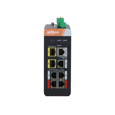 IS4207-4GT-120 Conmutador industrial Gigabit de 7 puertos con PoE Gigabit de 4 puertos (administrado) Dahua